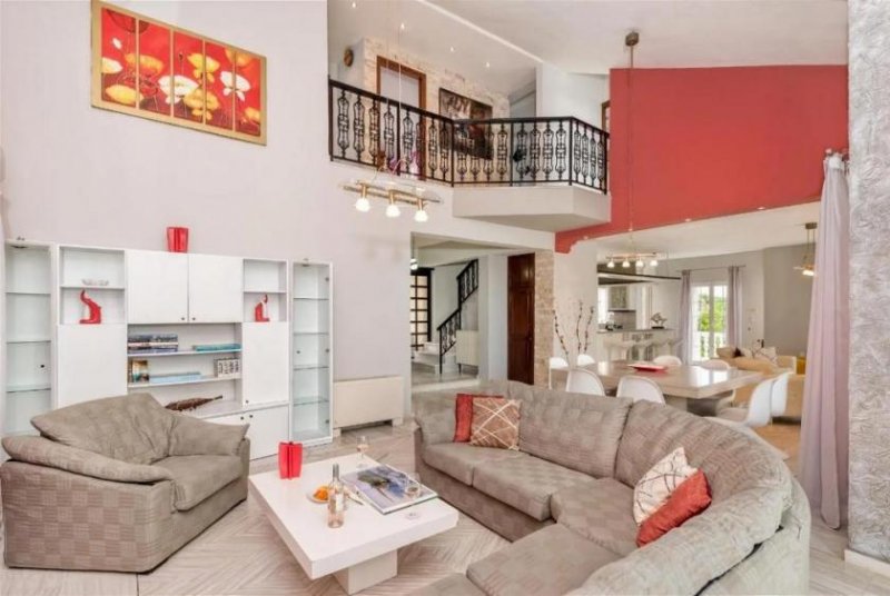 Maleme Kreta, Maleme: Elegante Villa in Strandnähe mit Panoramablick aufs Meer zu verkaufen Haus kaufen